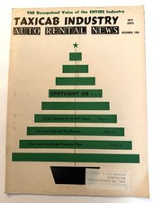 Vintage Dec. 1965 Taxicab