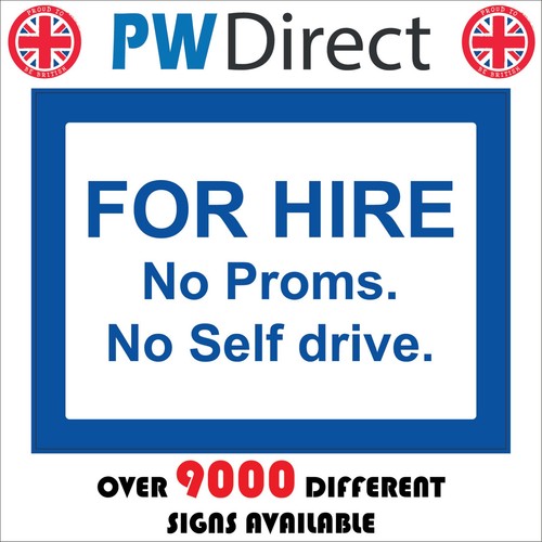 Sign for hire - sign, self