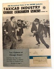 Vintage Nov. 1962 Taxicab