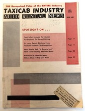 Vintage April 1963 Taxicab